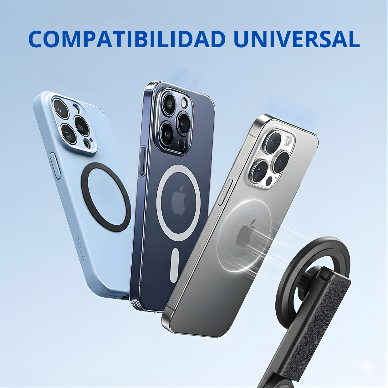 Palo selfie magnético 360º